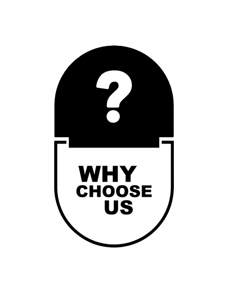 why choose us transparent